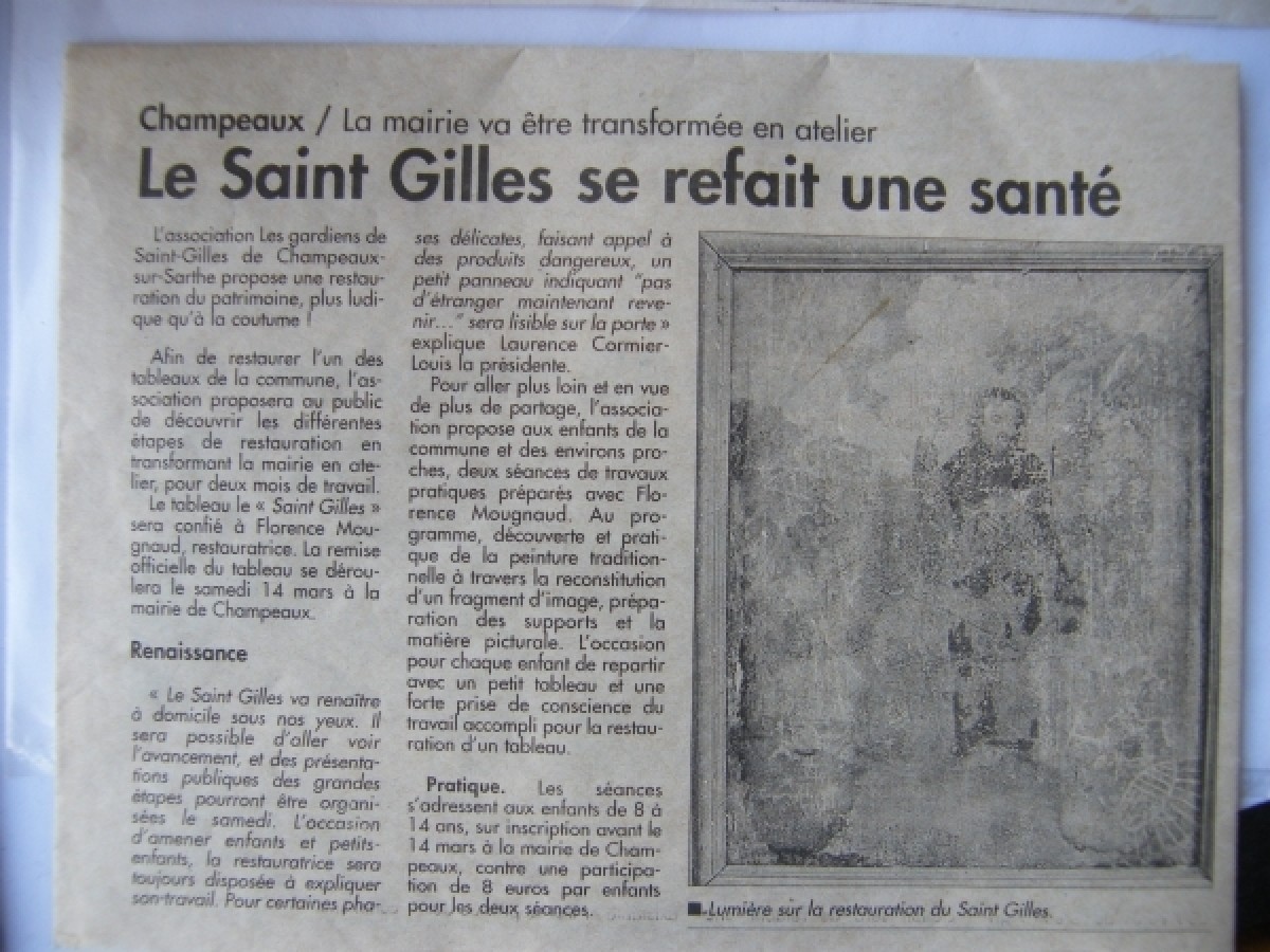 Le Tableau Saint-Gilles se refait une santé